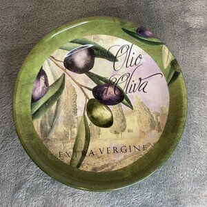 CERTIFIED INTERNATIONAL OLIVE SALAD BOWL  9 1/4" Delizioso Olio d' Oliva Tuscany